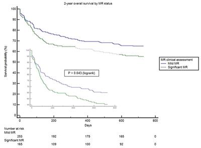 Disproportionate Mitral Regurgitation Determines Survival in Acute Heart Failure